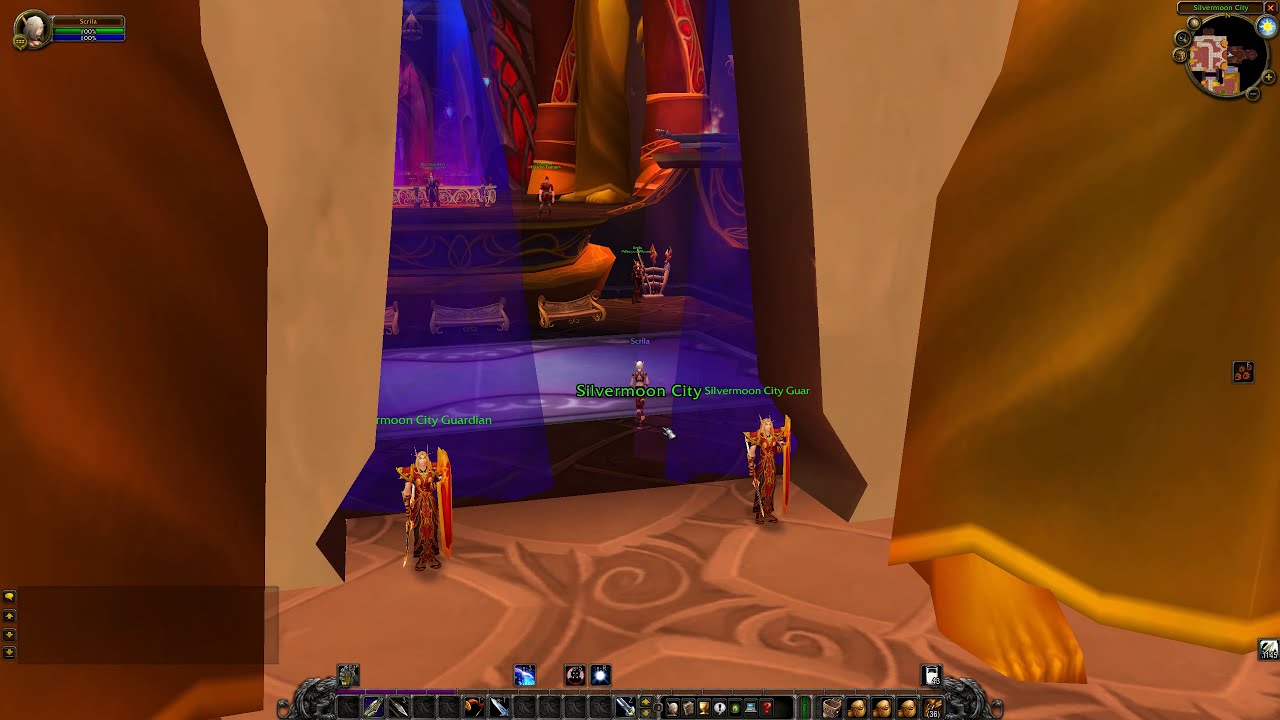 Where to train One-Handed Swords skill in Silvermoon City, WoW TBC
