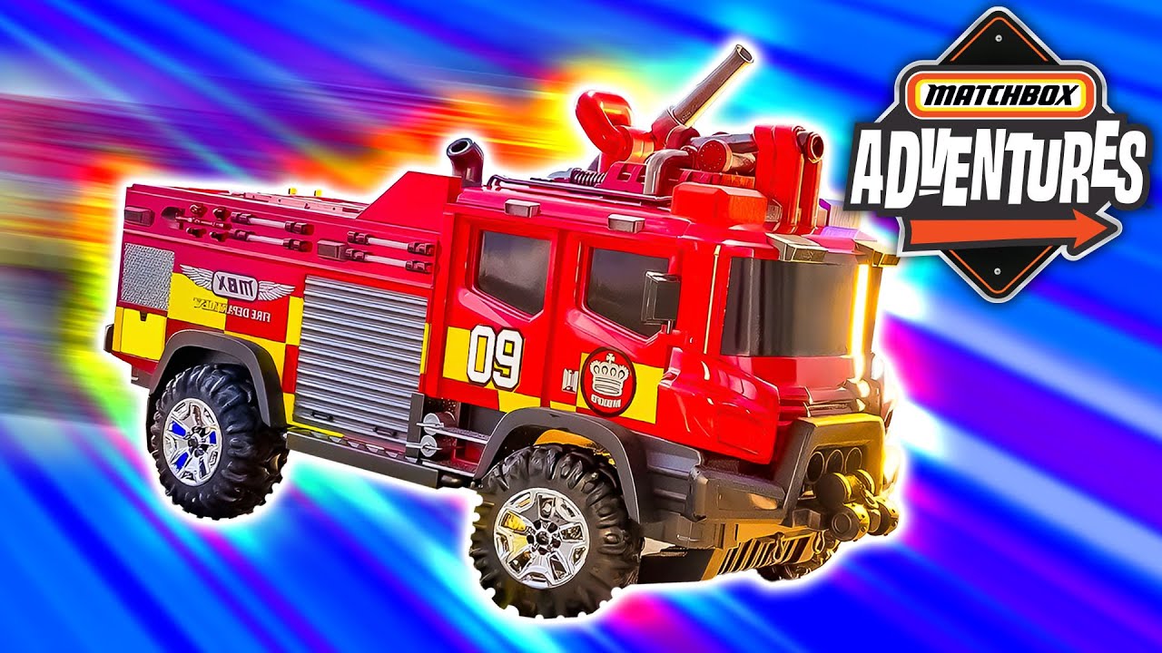 Misja ratunkowa wozu strażackiego!! 🚒🔥 | Matchbox Adventures