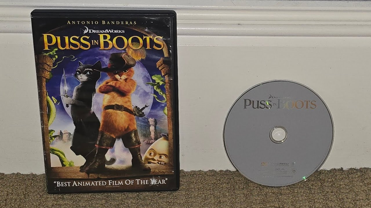 Puss In Boots USA DVD Walkthrough (2012)