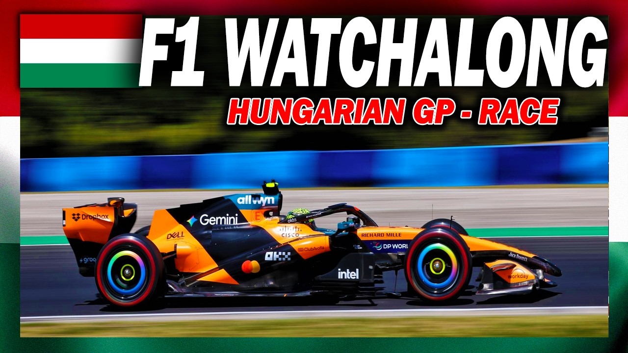 🔴 F1 Watchalong - HUNGARIAN GP - RACE - with Commentary & Live Timings