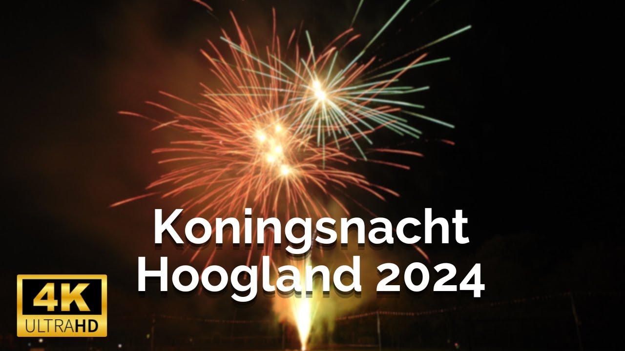Vuurwerkshow - Koningsnacht Hoogland 2024