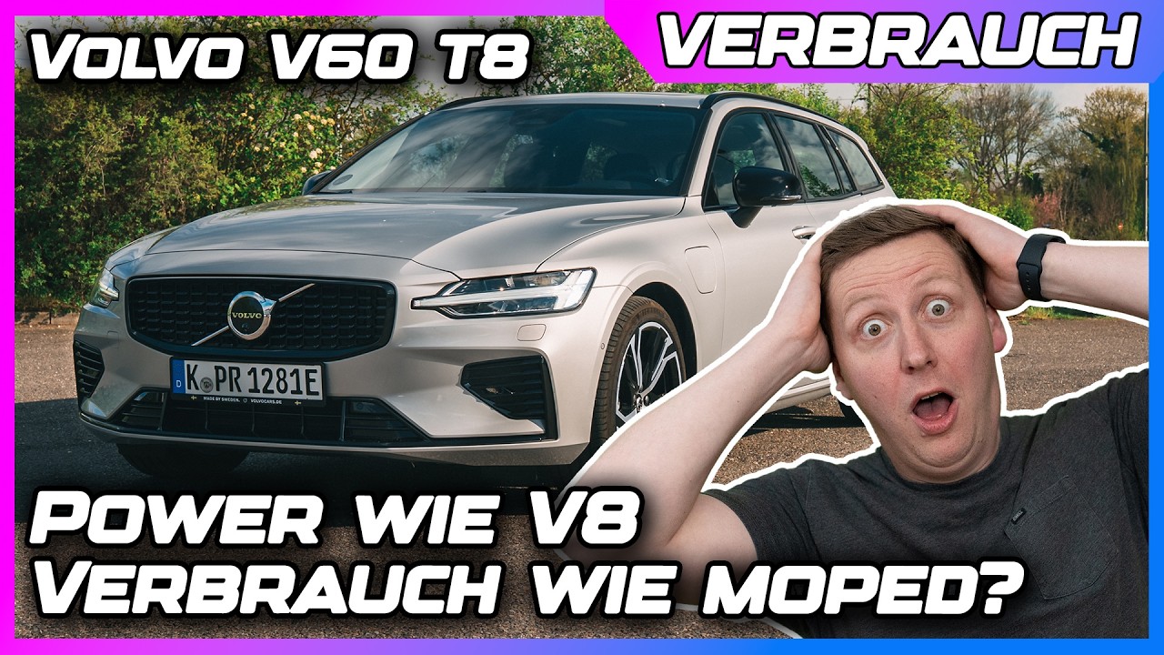 UNTER 2€/100km und 455PS?! | Volvo V60 T8 AWD 455PS, 709Nm | VERBRAUCHSTEST
