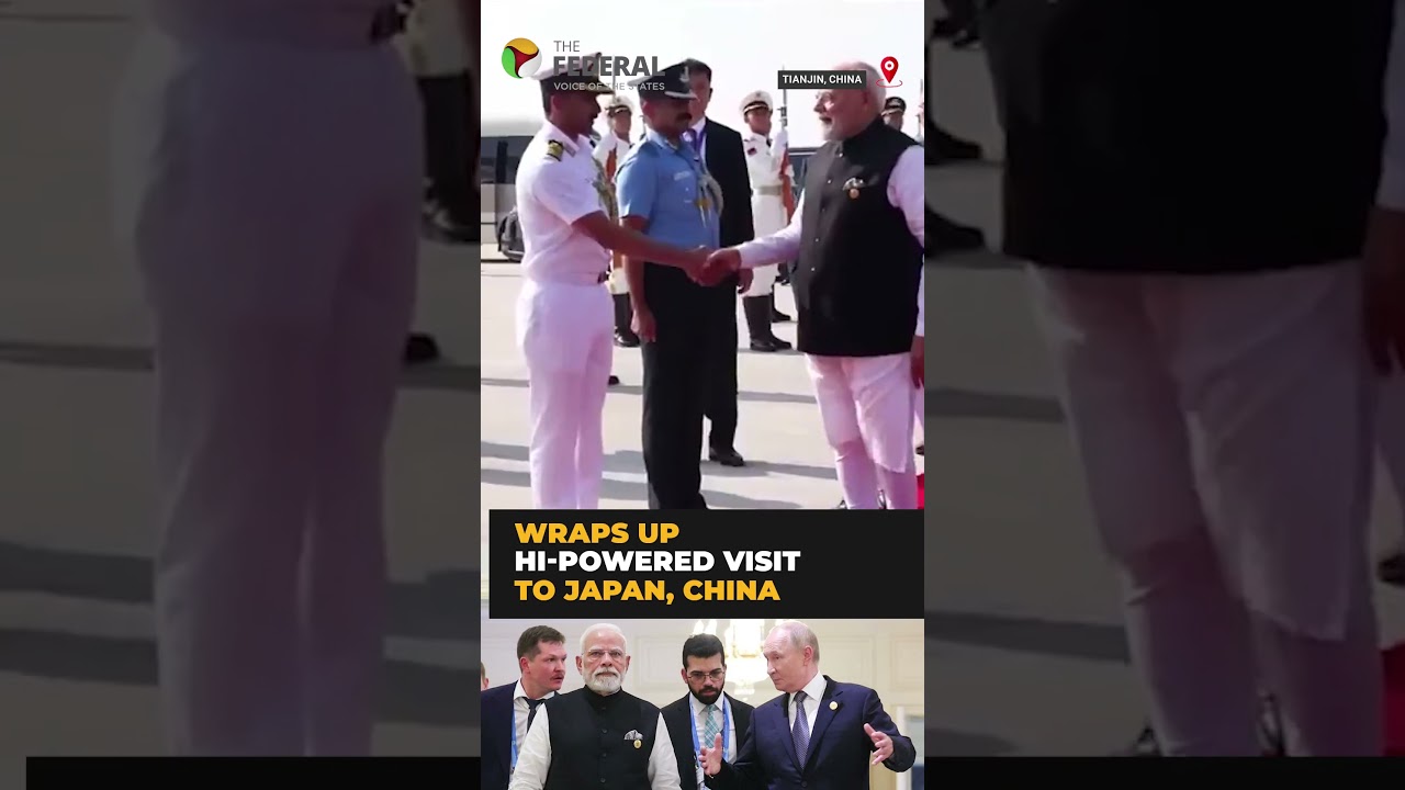 PM Modi wraps up visit to Japan and China, heads back to India | #shorts