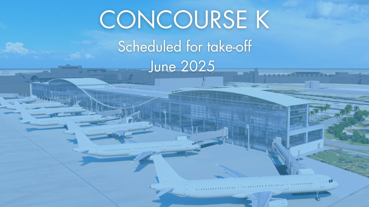 Concourse K is coming to MIA! 🎉