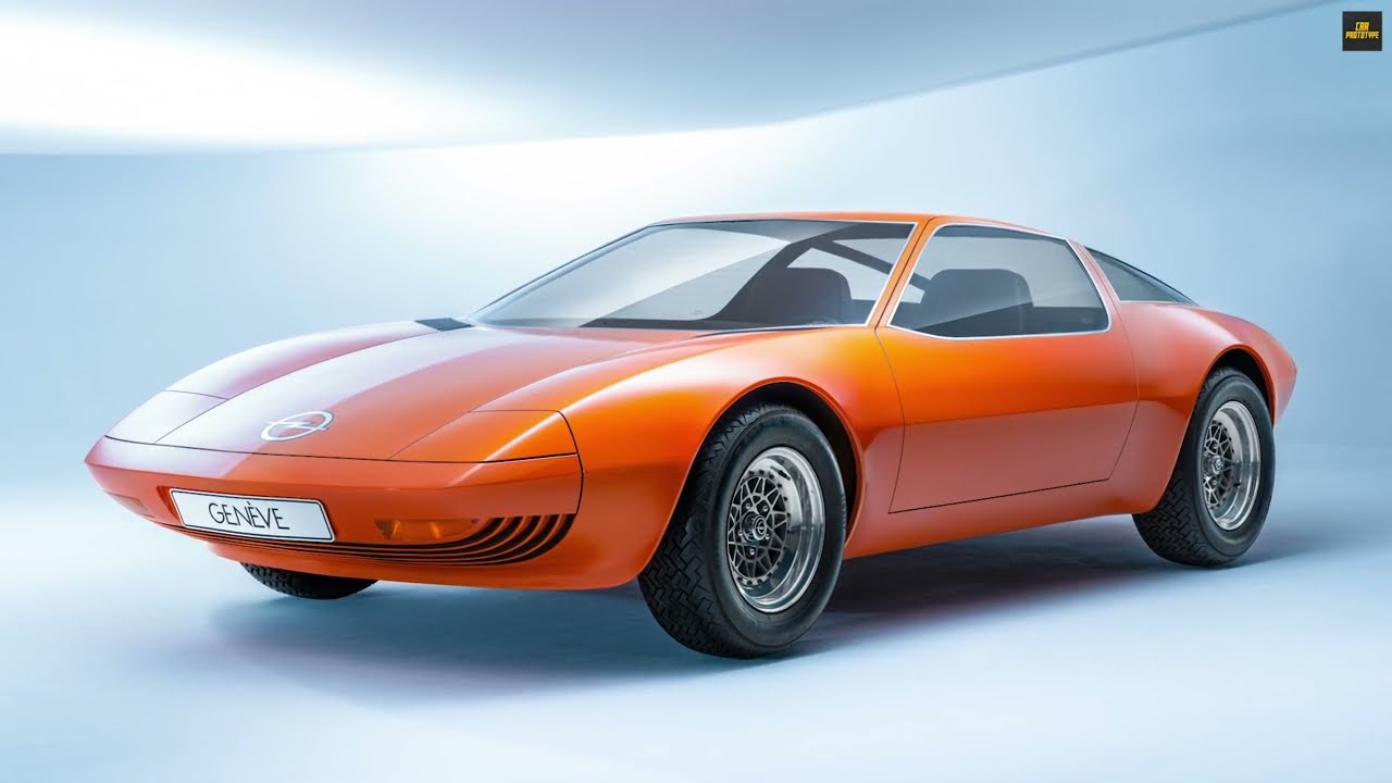 1975 Opel GT-W Geneve: That Cool Gold Opel Sports Car From the 70s