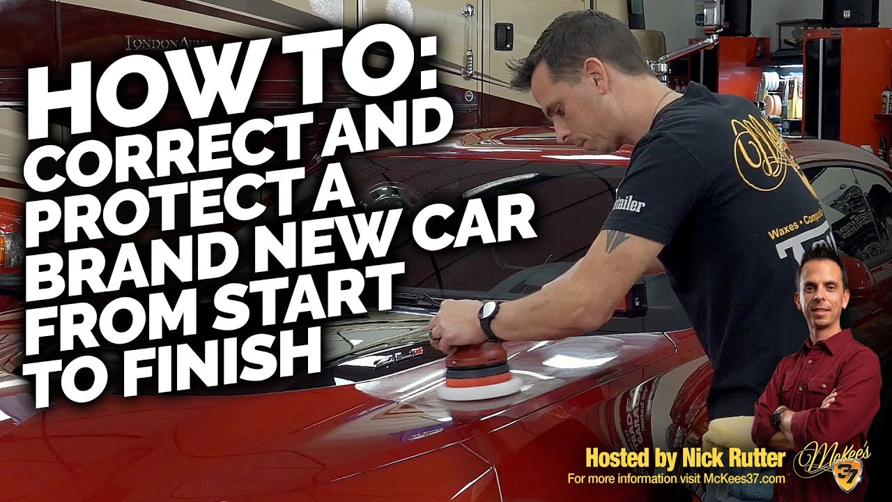 How to Correct and Graphene Ceramic Coat a Brand New Car From Start to Finish - McKee’s 37