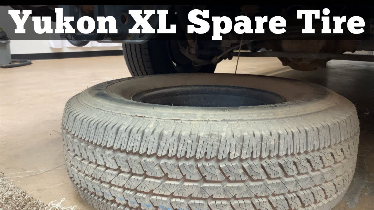 2000 - 2006 GMC Yukon XL Spare Tire Location - How to Remove Jack Lug Nut Wrench - Change Flat Tire