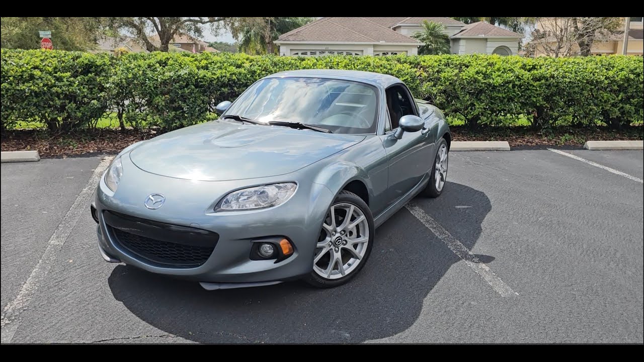 My new 2013 MX-5 Miata Grand Touring PRHT in Dolphin Grey