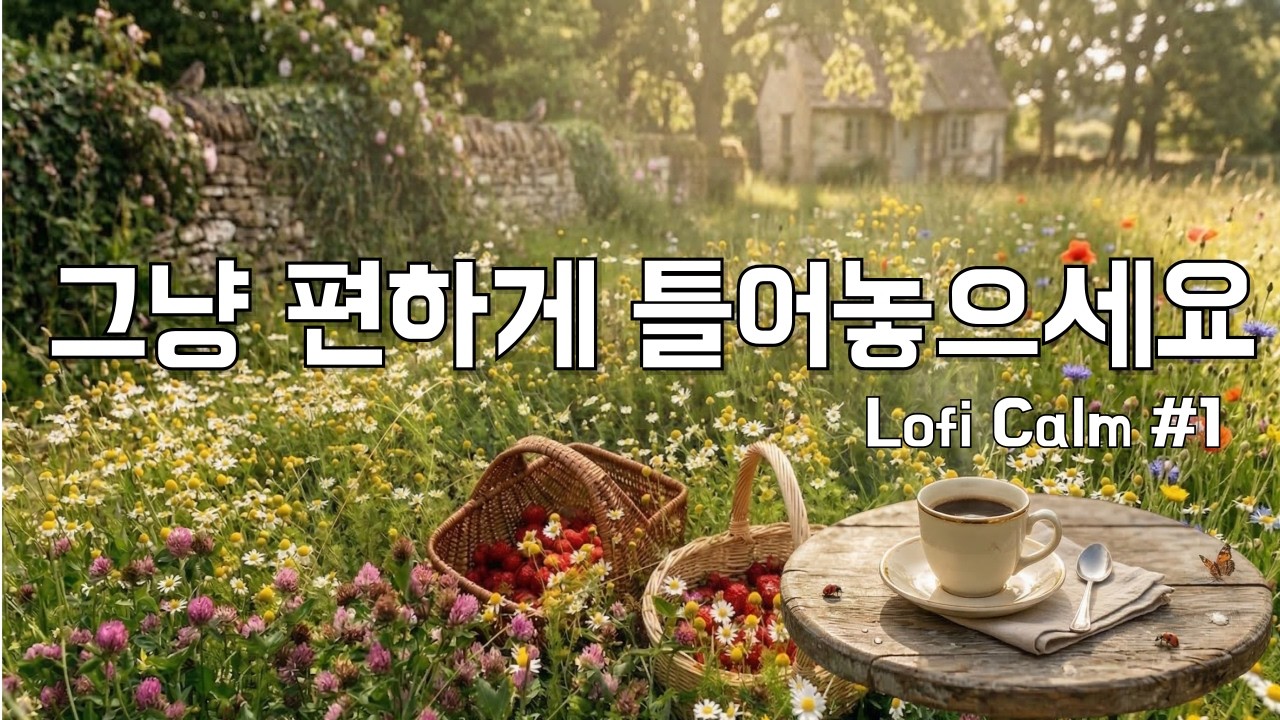 [playlist]🍓 봄빛을 닮은 선율, 나른하게 깨어나는 아침 안개 속에서 | 산뜻한 어쿠스틱 팝 #001 🍃 | chill lofi | 집중할 때 듣는 플레이리스트