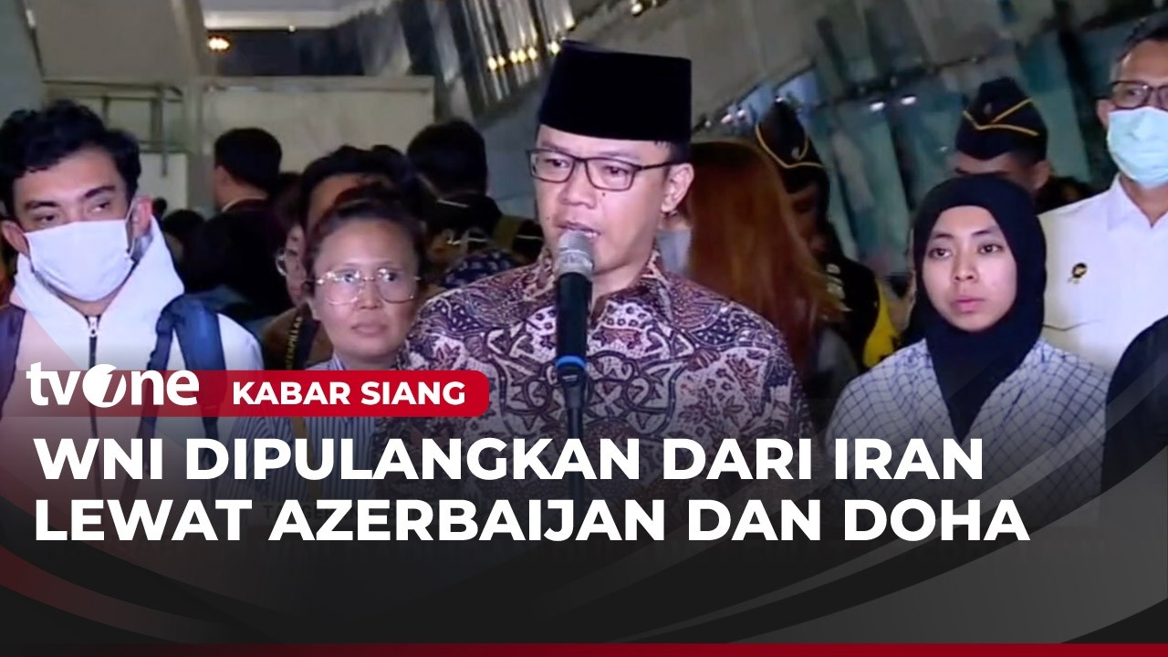 Menlu Sugiono Sambut Kepulangan WNI dari Iran | Kabar Siang