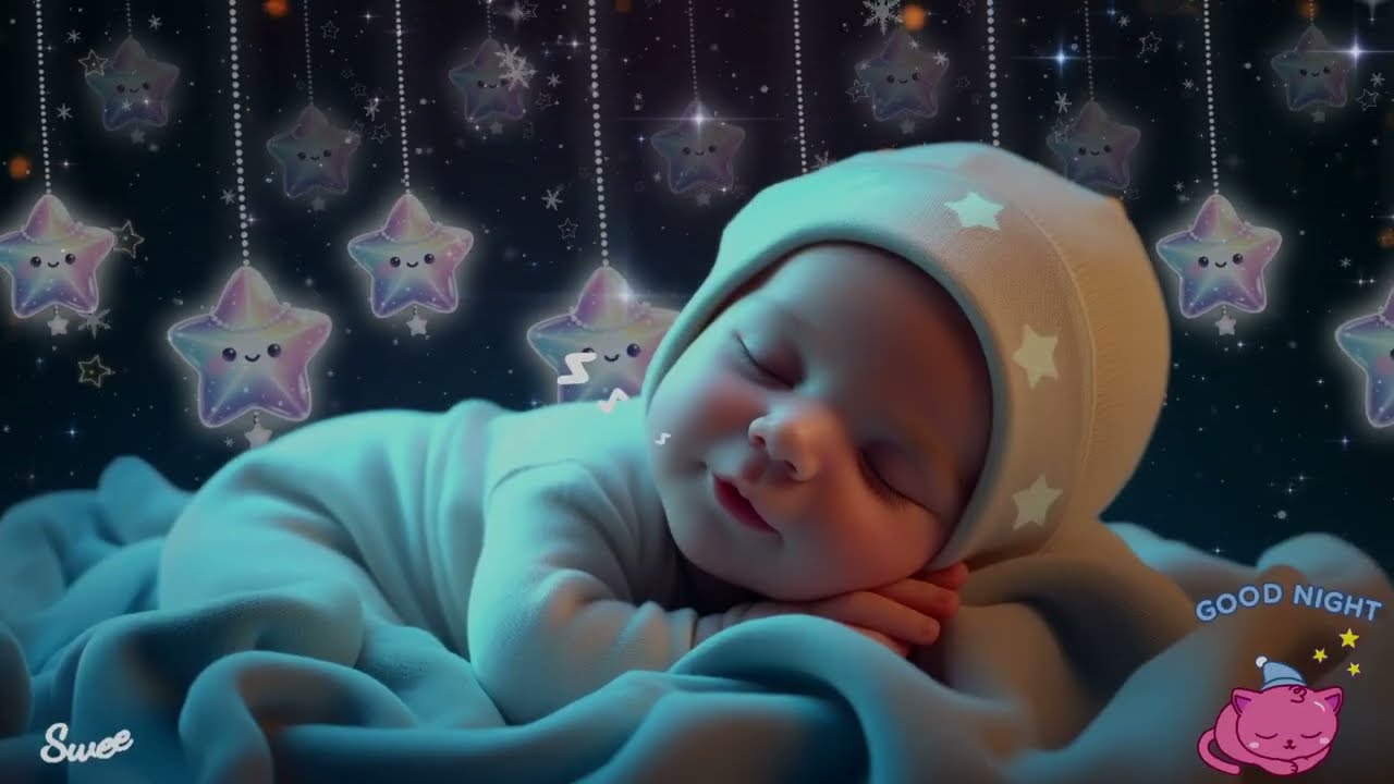 Sleep Instantly 🌙 Baby Sleep Music 💤 Mozart & Brahms Lullabies for Deep Baby Sleep