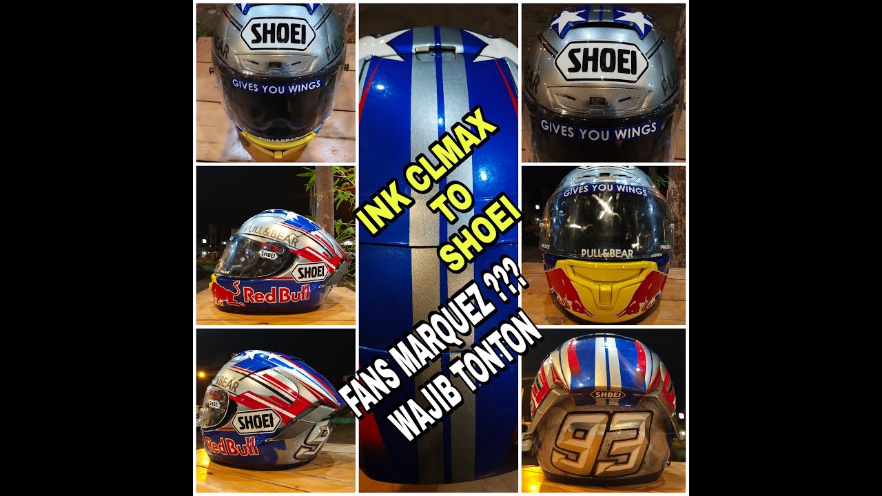 #shoei #inkclmax Modif helm INK CL MAX JADI SHOEI (96 % MIRIP GEEENGS) #REZZHELMET03