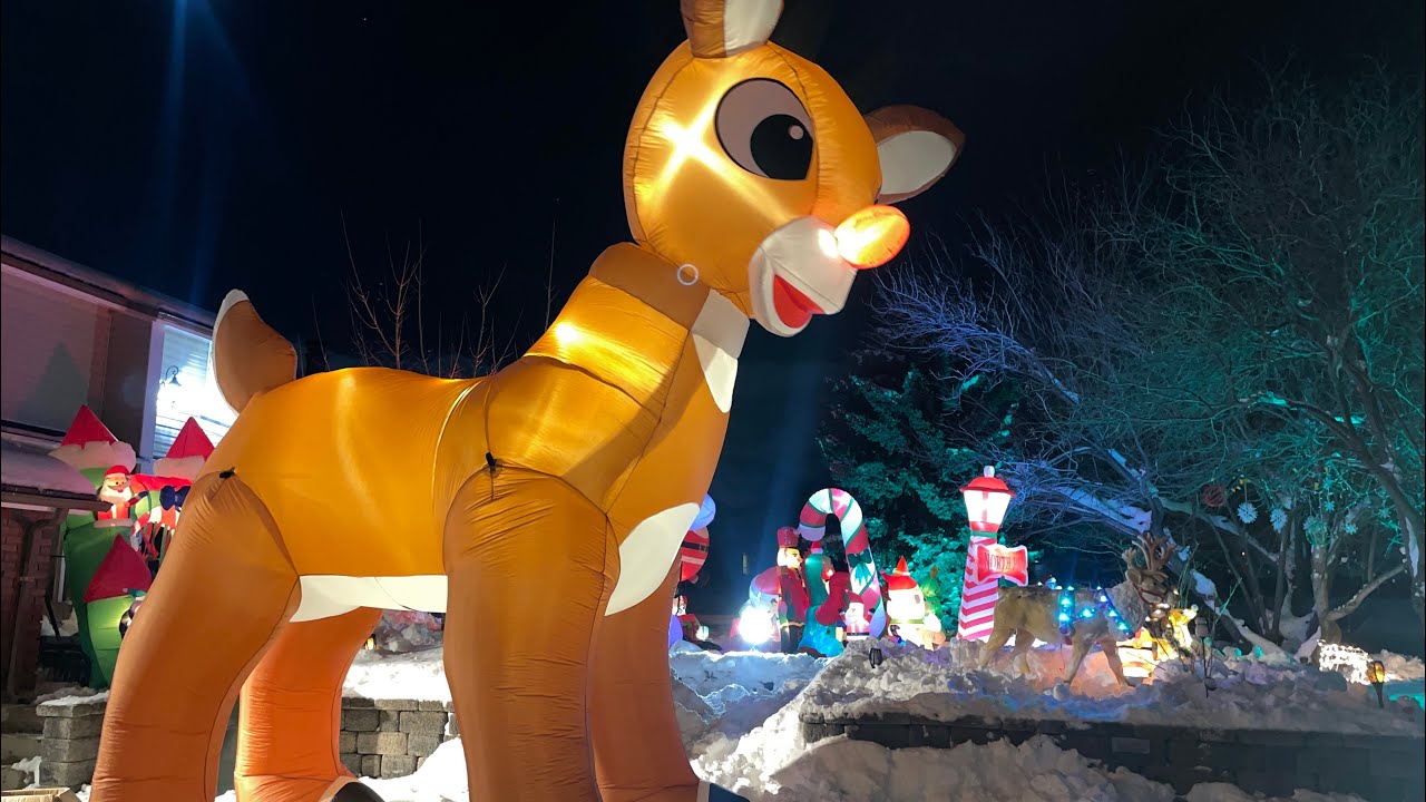 Unboxing a 15’ Rudolph the Red Nosed Reindeer Animated Christmas Inflatable Live!