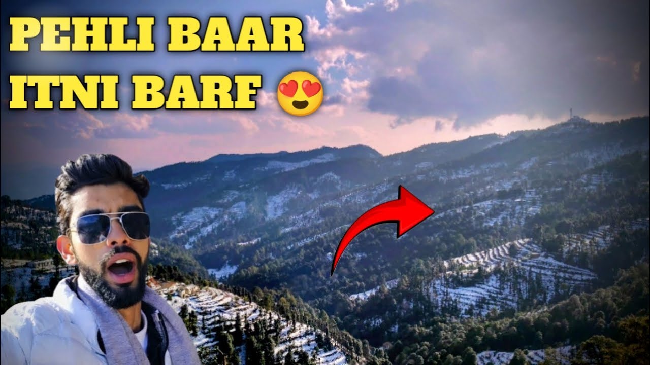 Pehli Baar Itni Baraf Dekhi 😍 | Snowfall Experience | Pandawkholi Vlog