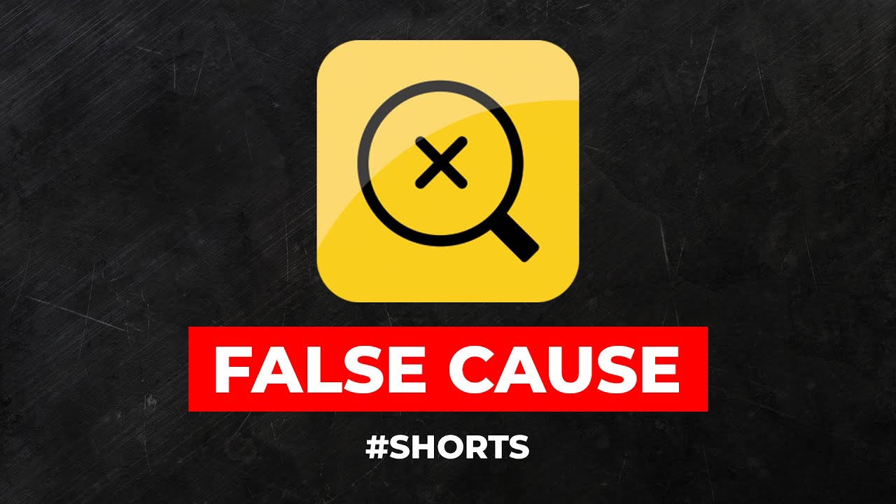 False Cause Fallacy (Questionable Cause) #shorts