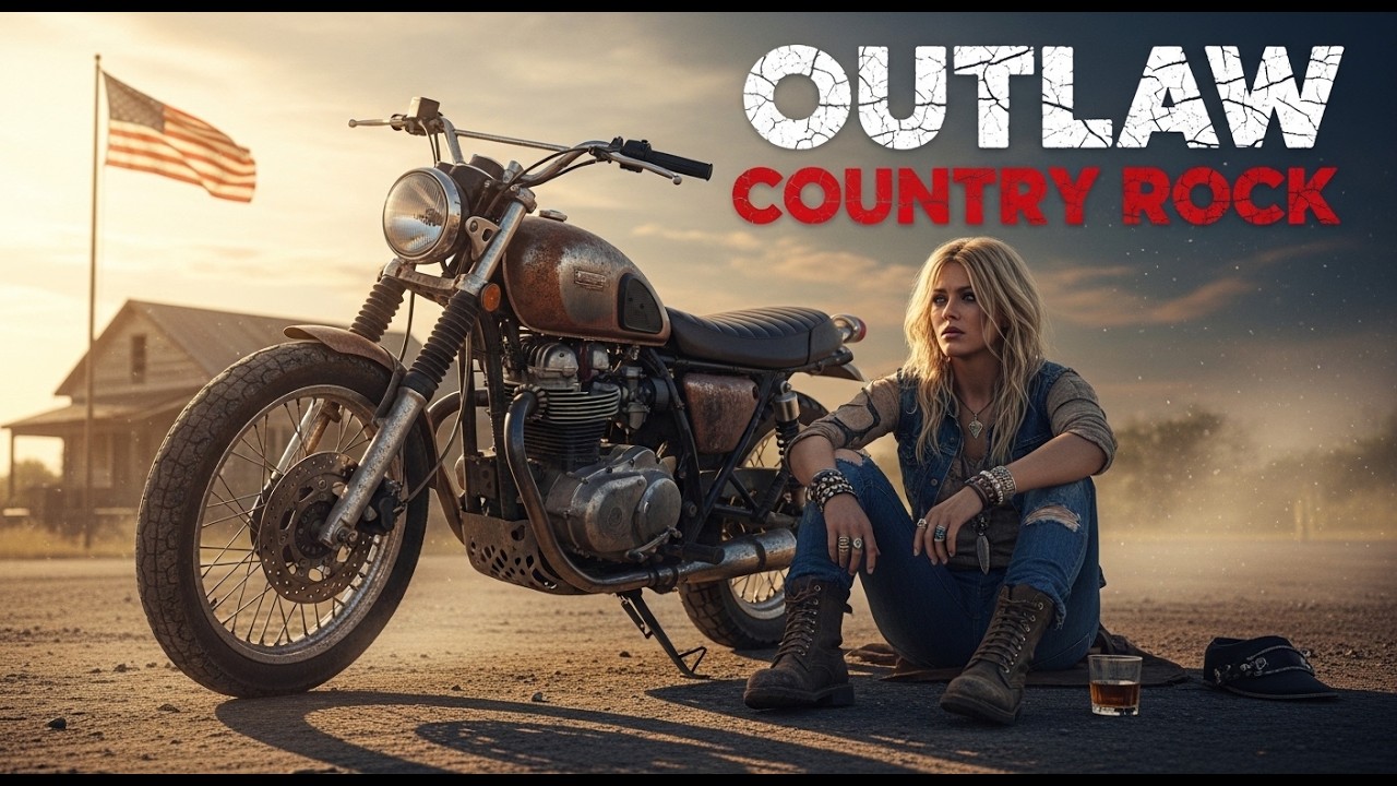Outlaw Country Rock 🔥 Open Skies, Endless Roads 🎸 Backroad Sunrise