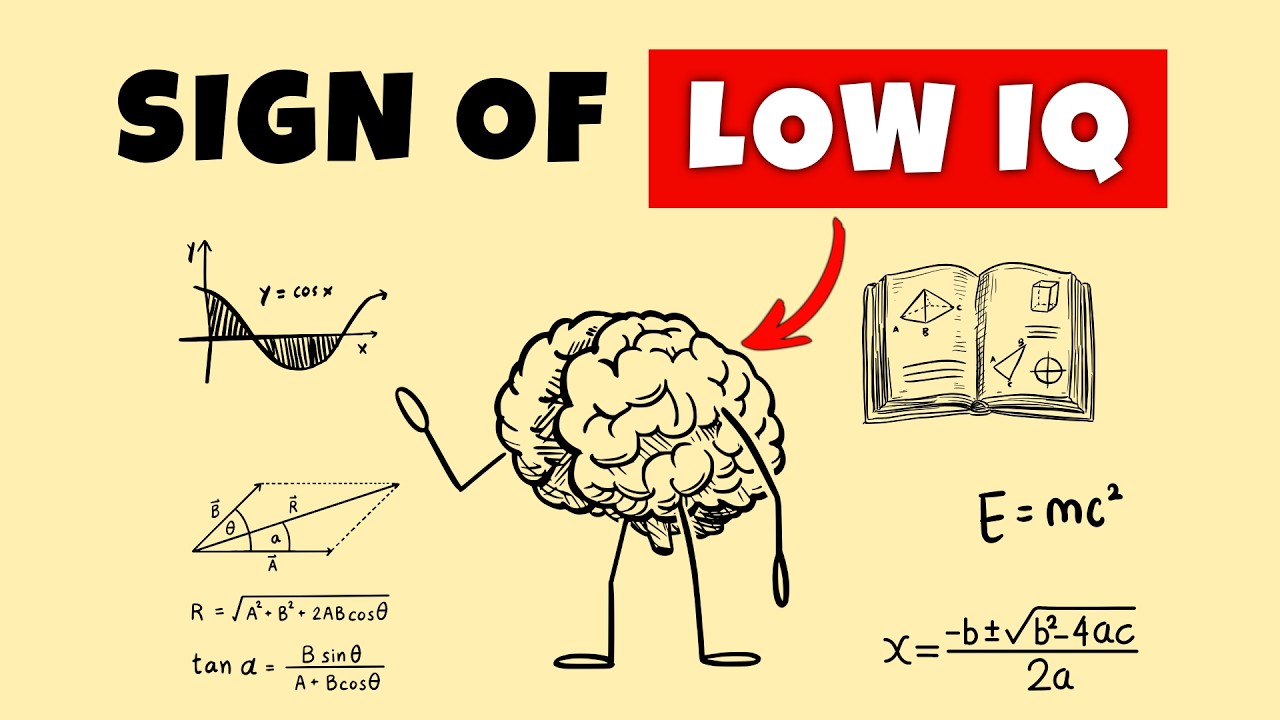 4 HABITS OF LOW IQ PEOPLE (You Do These Daily)