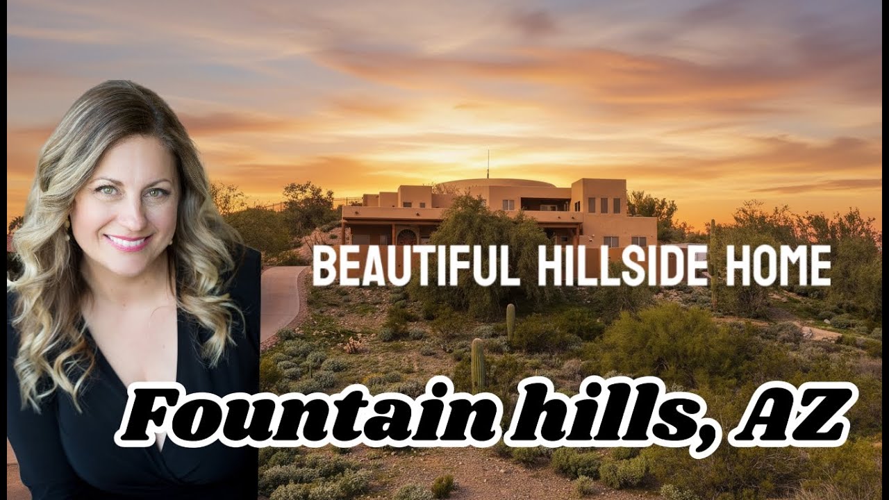 Beautiful hillside Fountain Hills home