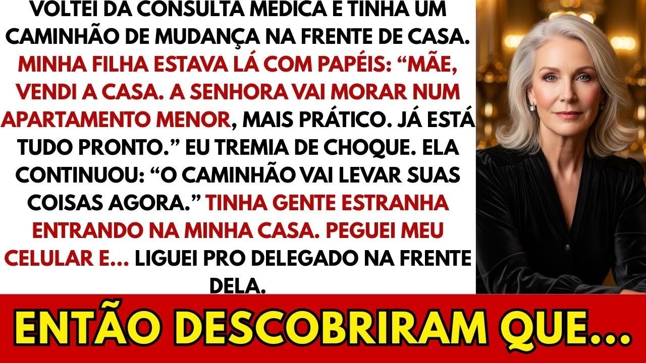 Voltei e vi um caminhão na porta. minha filha disse: “Vendi sua casa.” Então eu…