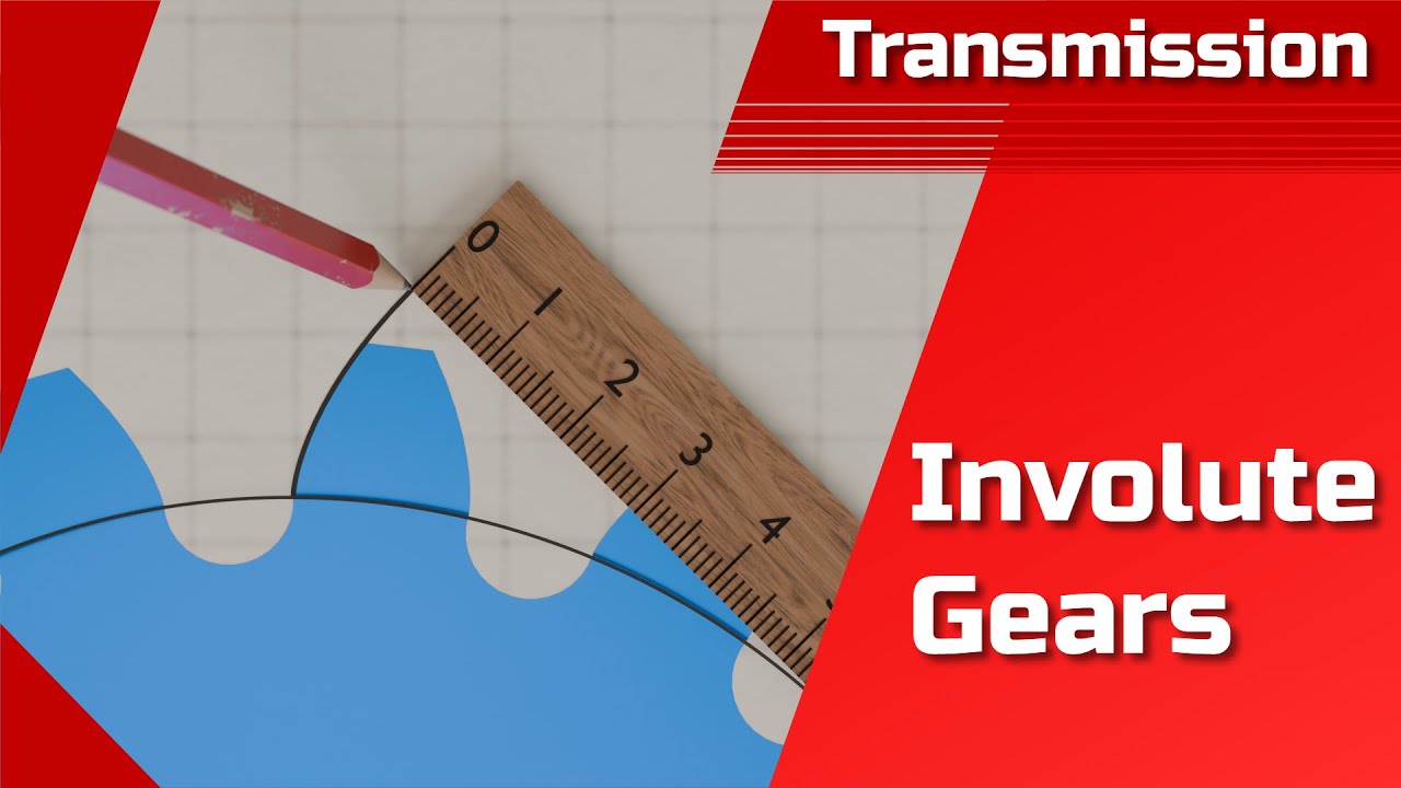 Geometry of involute gears | What is an involute | module | pitch circle | simply explained