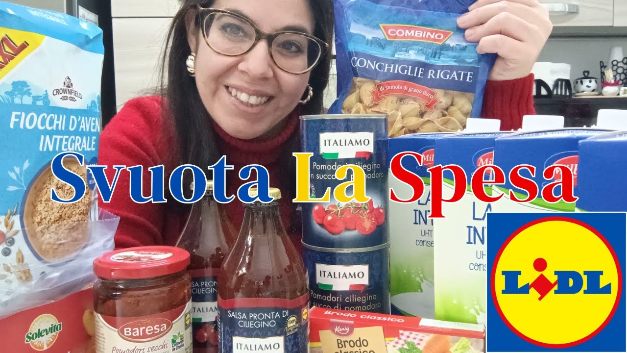 SVUOTA LA SPESA LIDL 🛒🛍️i miei prodotti PREFERITI🥇❤️ Mai più senza recensione #spesa #lidl #eurospin