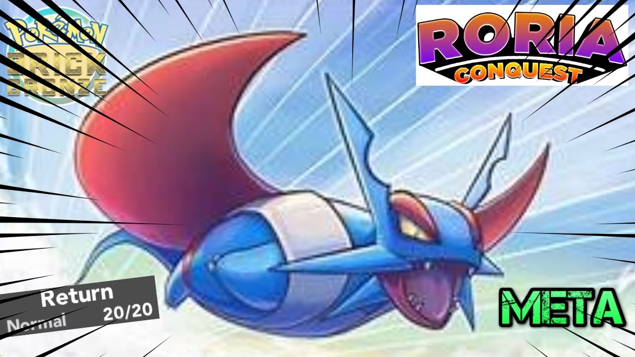 Sweeping Steel Elite with my new Mega Salemence strategy (Pokemon Roria conquest)