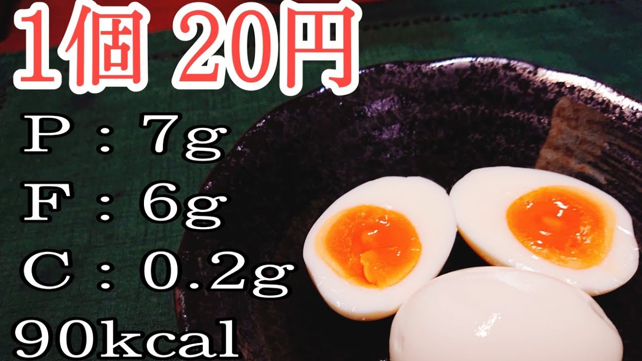 【全材料カロリーPFC表記】半熟ゆで玉子を綺麗に剥くポイント3つ【料理 レシピ】