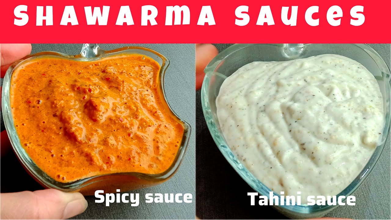 Shawarma Sauce Recipe | Spicy Red sauce | Tahini Sauce | Eat Yummyy