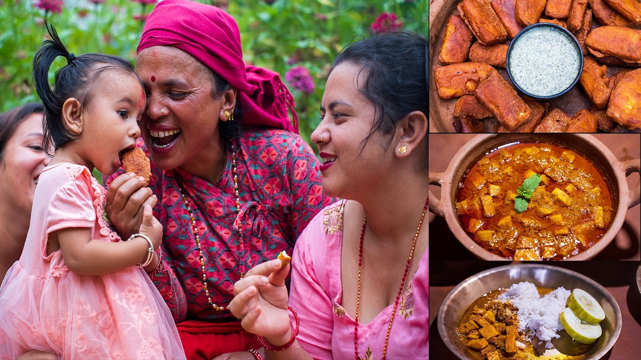पनिरको परिकार बनाएर छोरी बुहारीसँग रमाएर खाँदै | Paneer Pakoda | Paneer Masala Curry