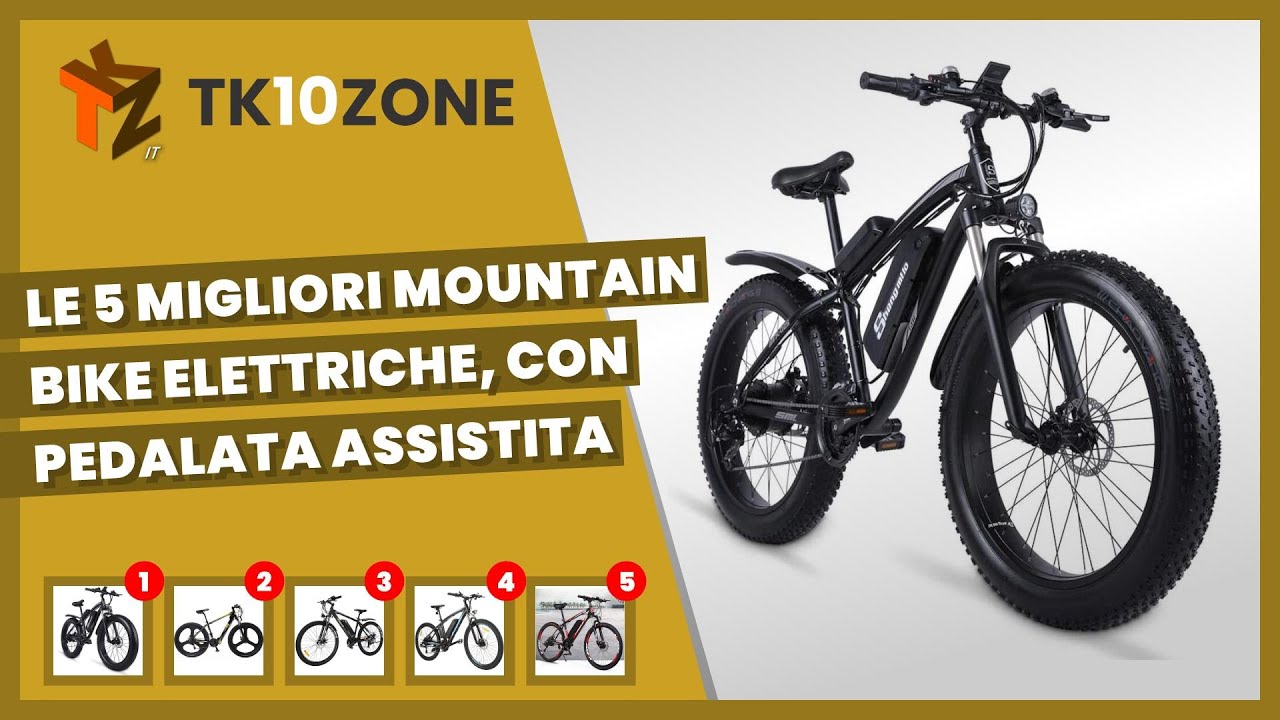 Le 5 migliori Mountain Bike elettriche, con pedalata assistita