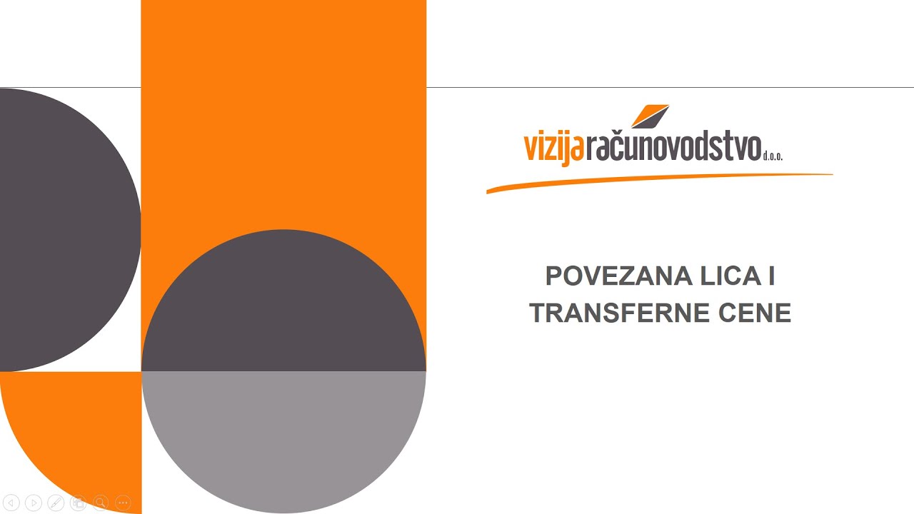 Povezana lica i transferne cene, Vizija računovodstvo