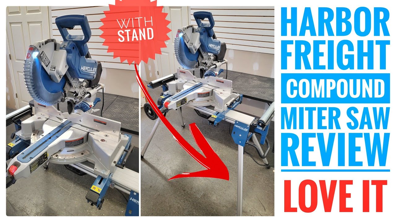 Harbor Freight Hercules 12 in Dual-Bevel Sliding Compound Miter Saw Review