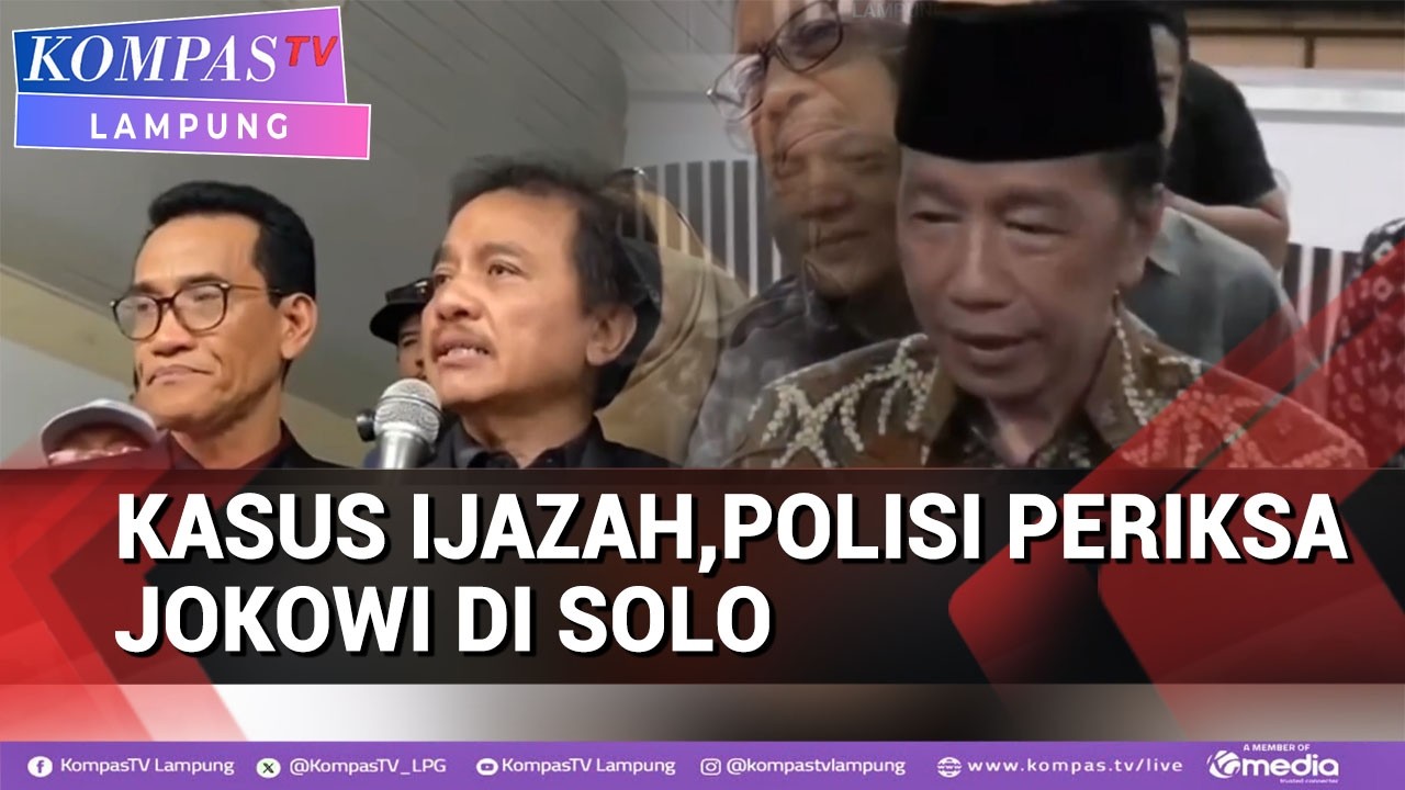 Lengkapi Berkas Ijazah,Polisi Periksa Jokowi di Solo,Kuasa Hukum Cerita soal Perkuliahan di UGM
