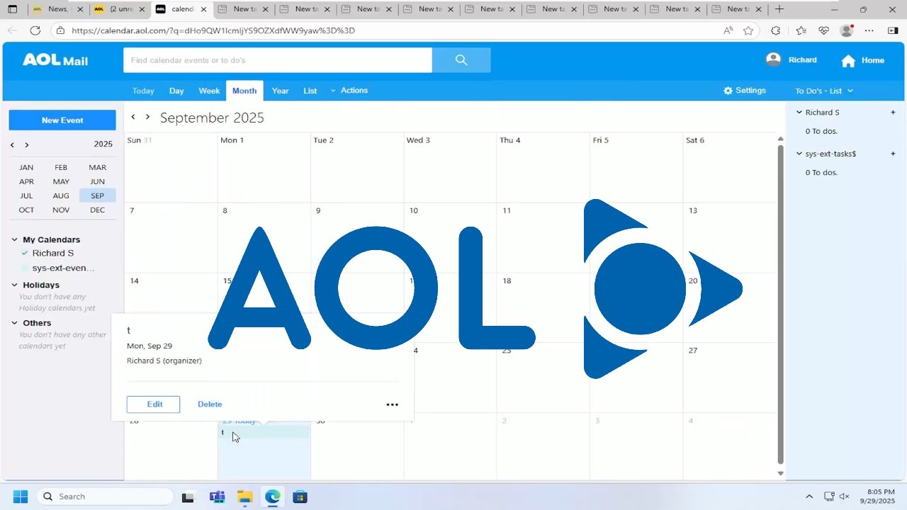 How To View Events in AOL Mail [Guide]
