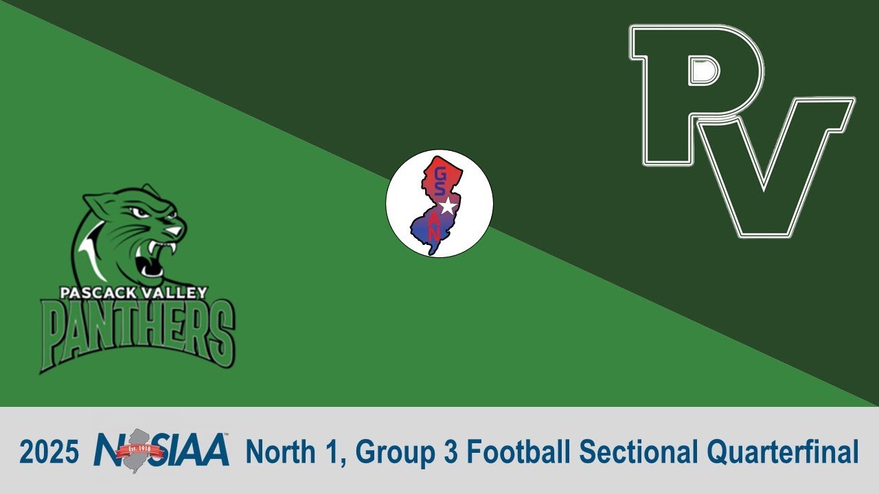 Pascack Valley vs. Passaic Valley Varsity Football (2025 NJSIAA North 1 Group 3 Sectional Quarters)
