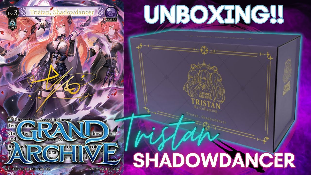 Grand Archive TCG Tristan Shadowdancer Re: Collection Deck Opening! | Grand Archive Card Game