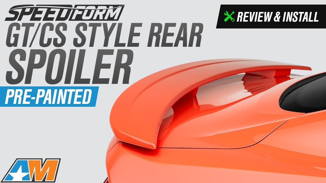 2015-2017 Mustang SpeedForm GT/CS Style Rear Spoiler Review & Install