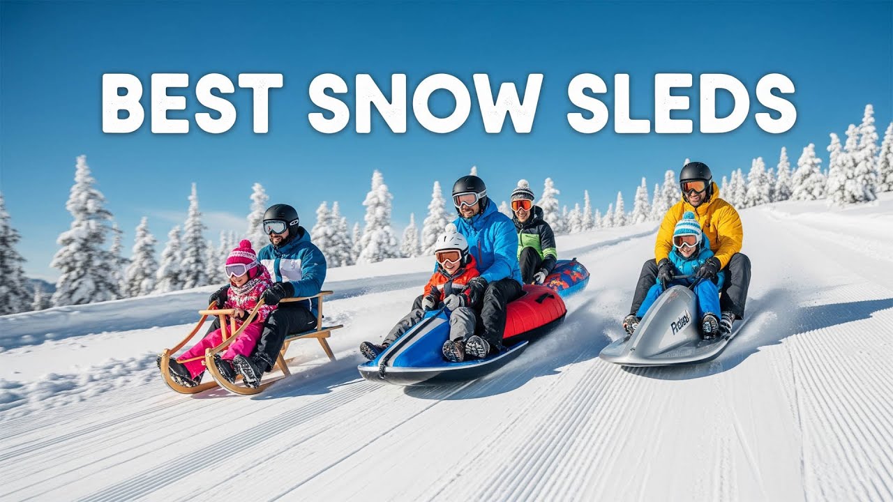 TOP 5 Best Snow Sleds 2026 | best sled for families