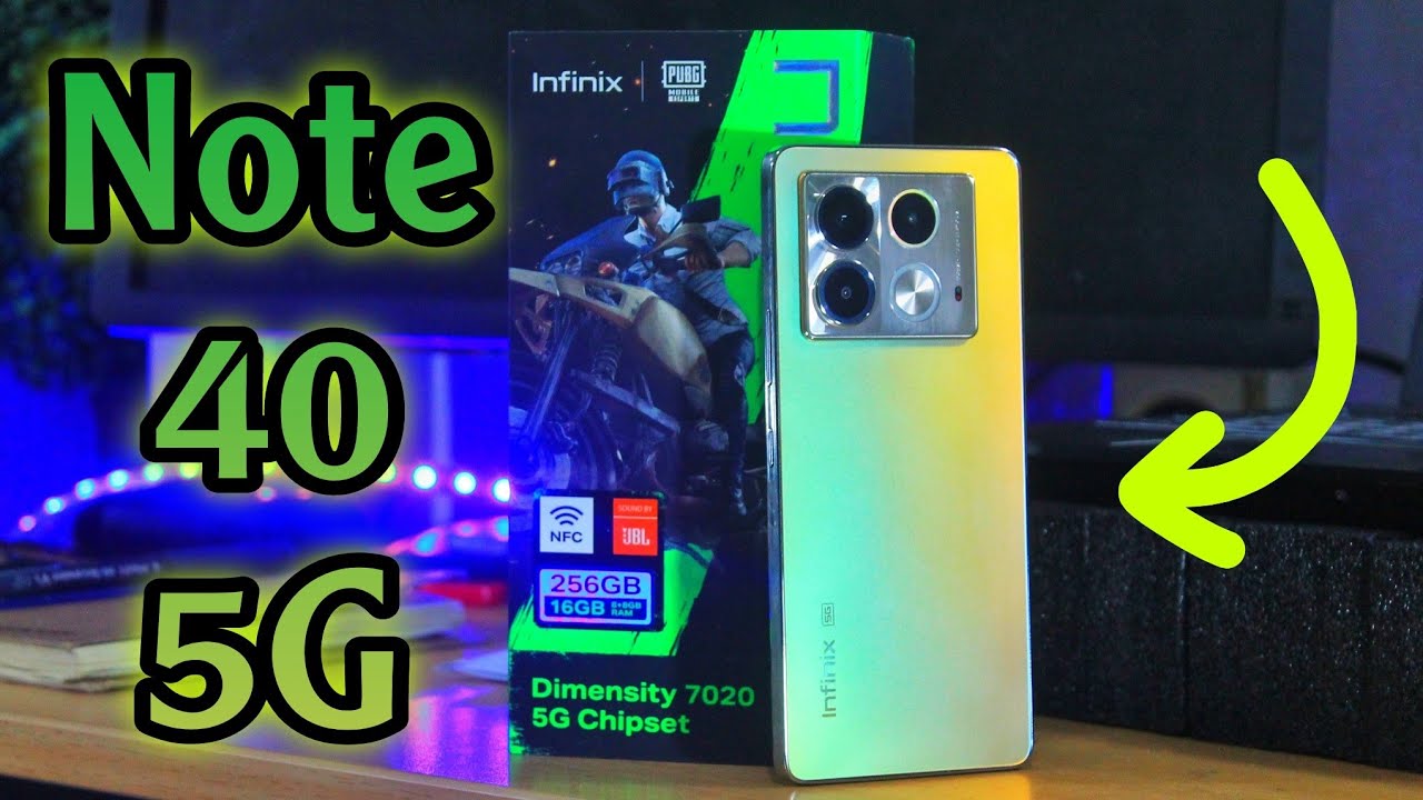 مراجعة Infinix Note 40 5G | اقوى هاتف للألعاب بسعر خرافي