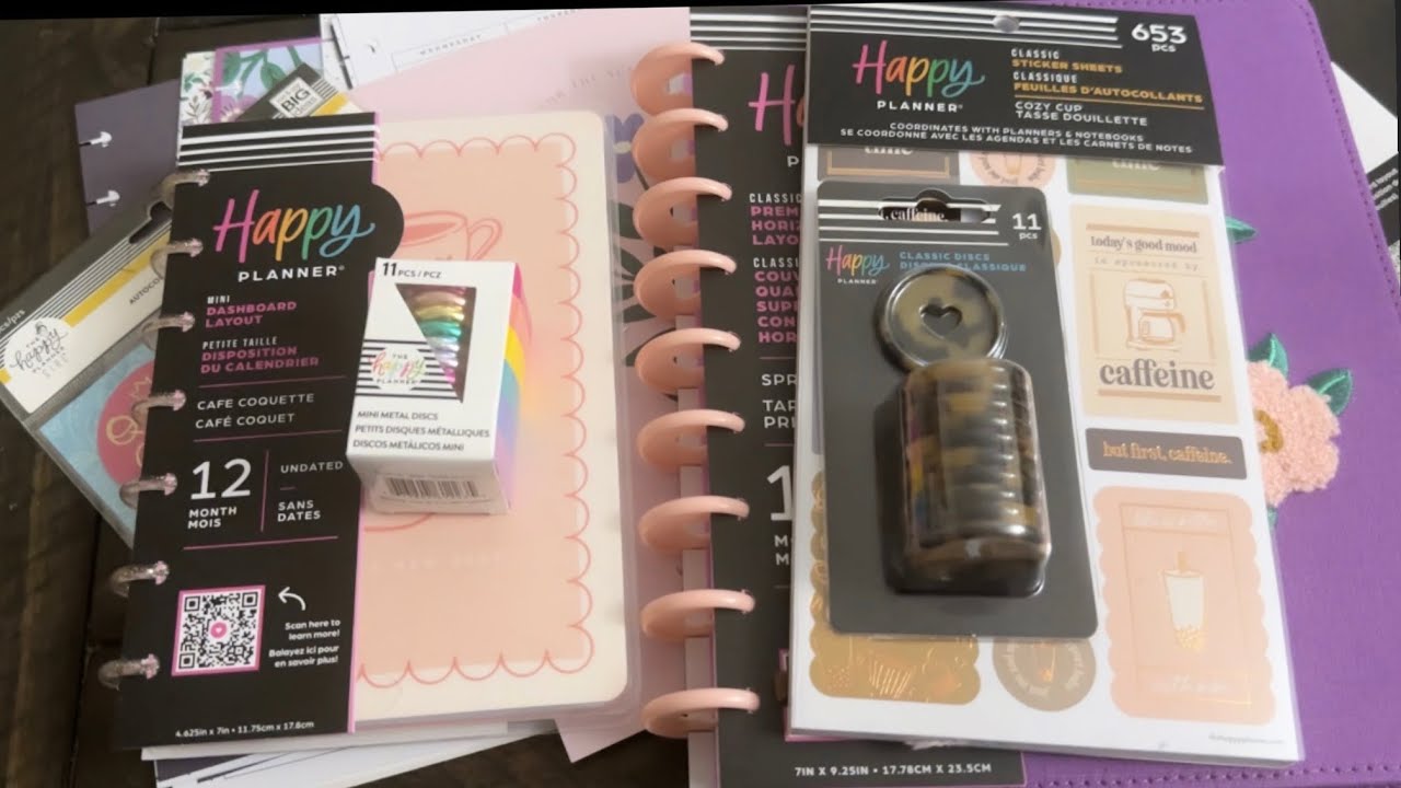 NEW Spring Release | Happy Planner Haul | Spring Tapestry | Cafe Coquette 