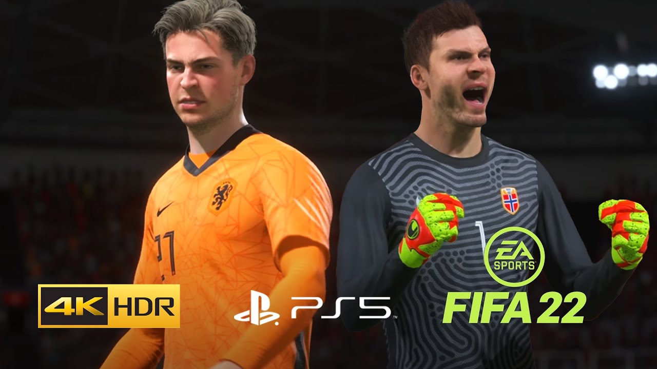 FIFA 22 PS5 - THE NETHERLANDS vs NORWAY - *Johan Cruijff Arena* - 4K60FPS HDR NEXT-GEN GAMEPLAY