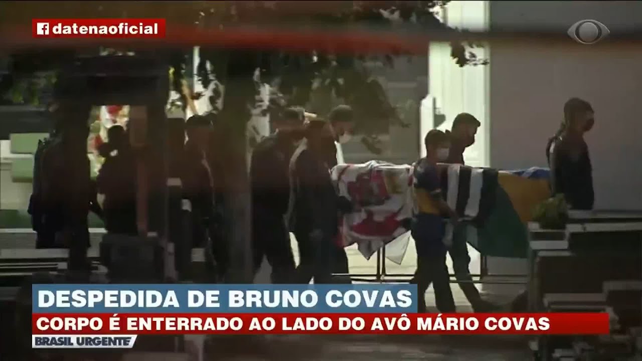 BRUNO COVAS É ENTERRADO AO LADO DO AVÔ MARIO COVAS | BRASIL URGENTE