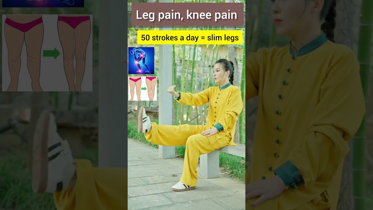 Taichi simple Exercises For Leg pain, Knee pain 