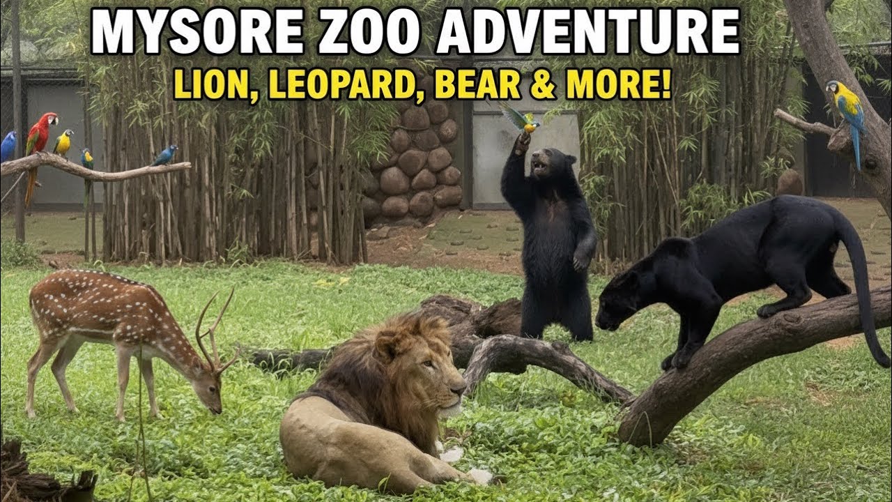 Mysore Zoo Walking Tour | Animal Adventure 