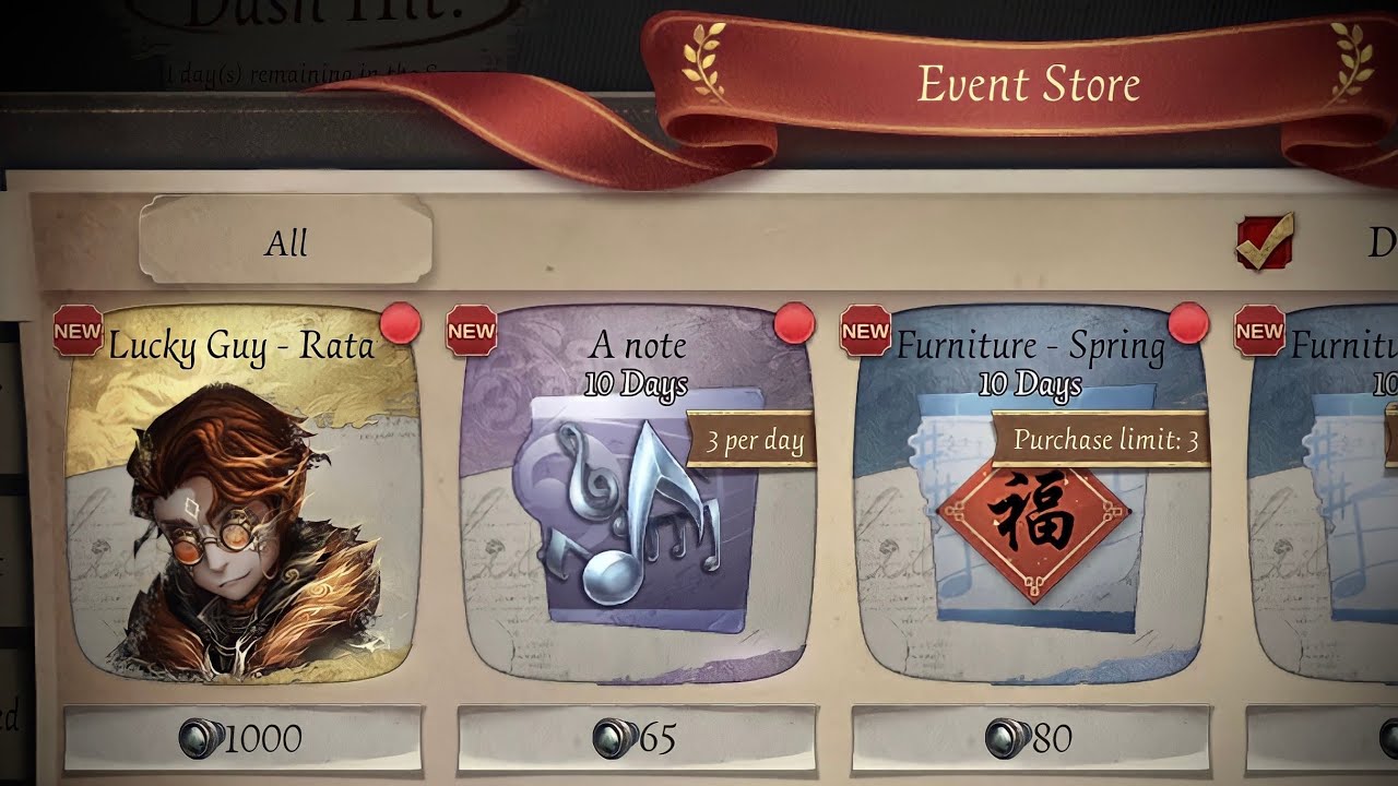 Identity V | FINALLY SOMETHING TO SPEND SPYGLASSES ON! | LUCKY GUY’S FIRST S-TIER Gameplay