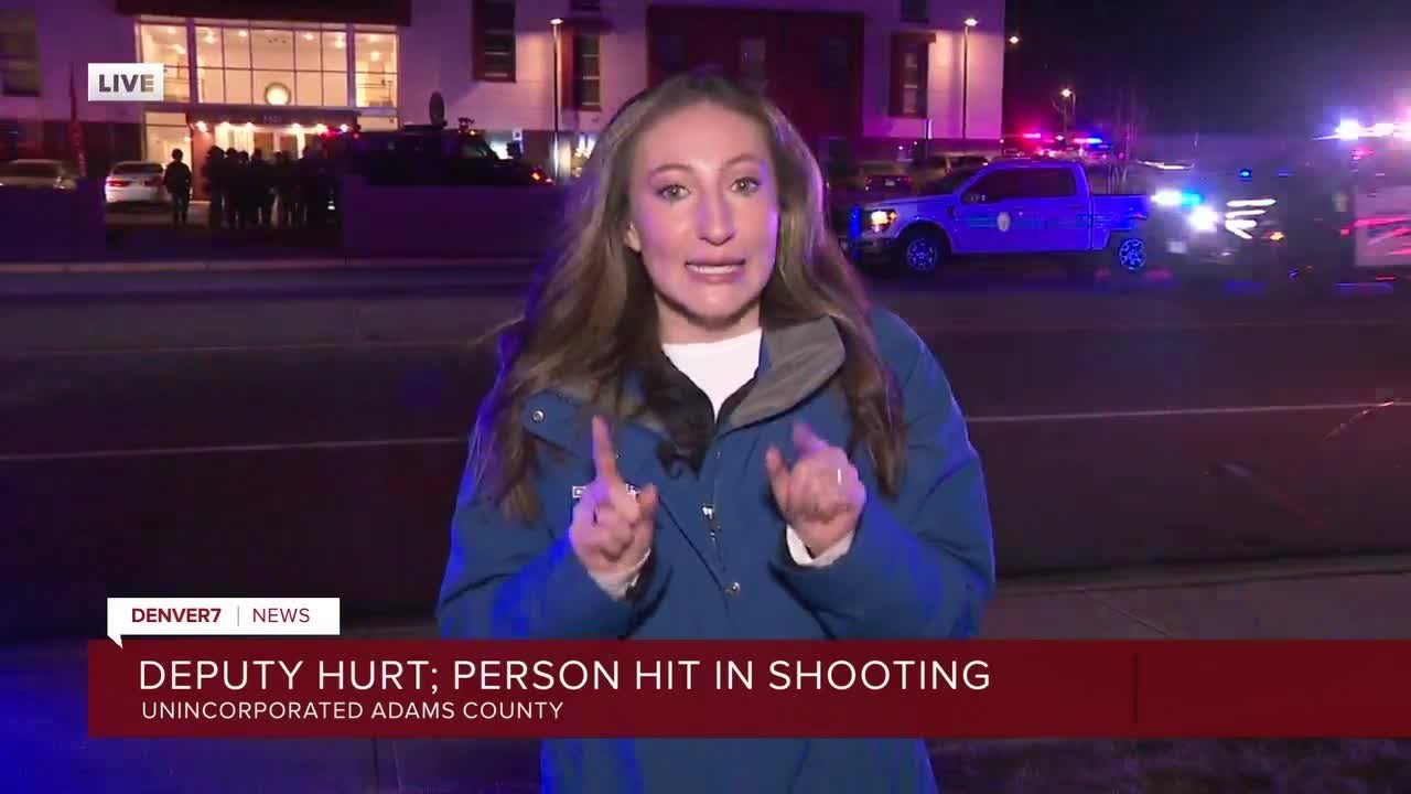 Adams County Sheriff's Office deputy, another person injured in Friday shooting