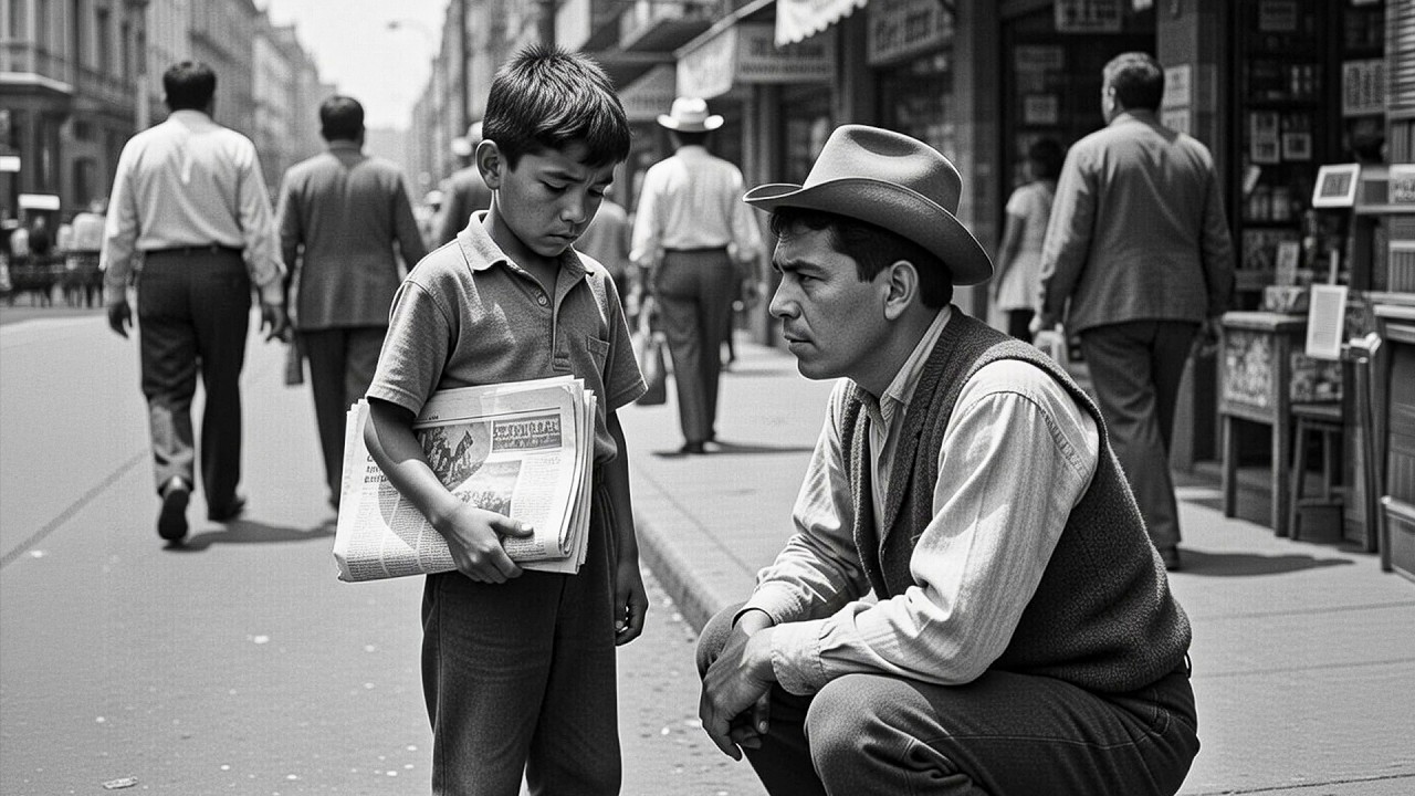 Un HUÉRFANO vendía periódicos para sobrevivir— Cantinflas descubrió el motivo real y LO CAMBIÓ TODO