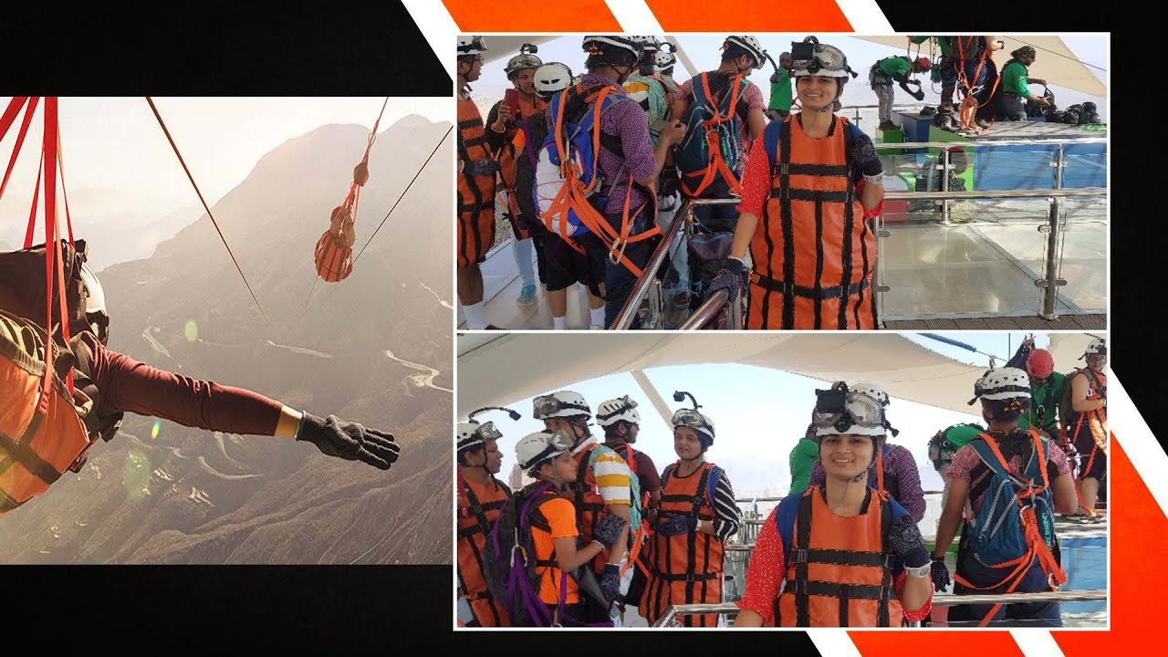 THE WORLD'S LONGEST ZIPLINE  JEBEL JAIS FLIGHT( PART1)