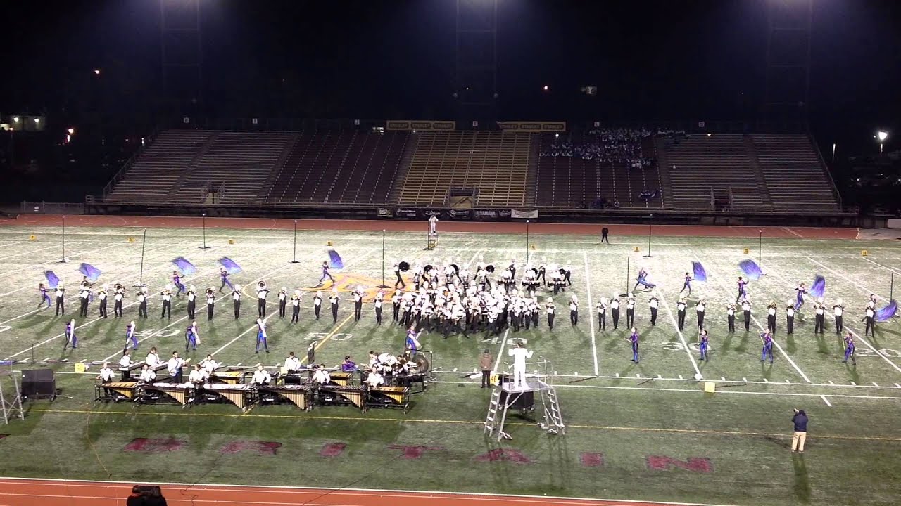 2015 Trumbull High School Marching Band and Color Guard at New England Championships