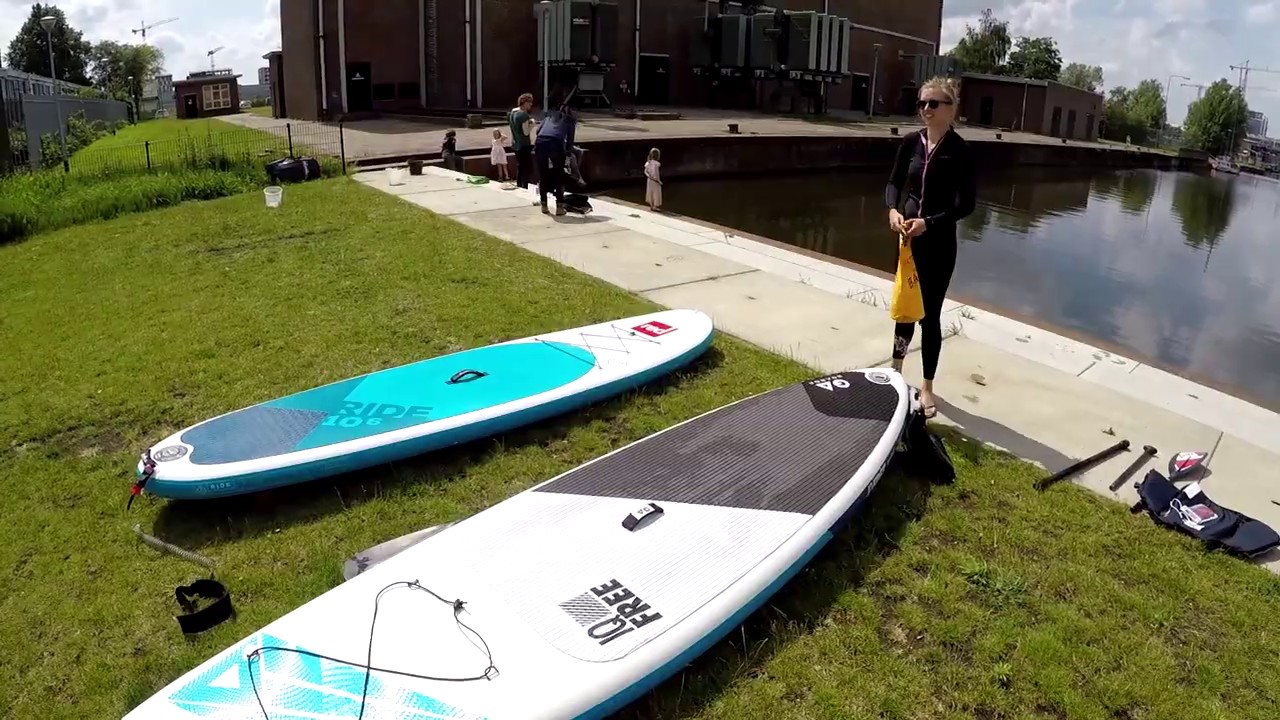 Stand Up Paddling (SUP) in Amsterdam North - Jun2019